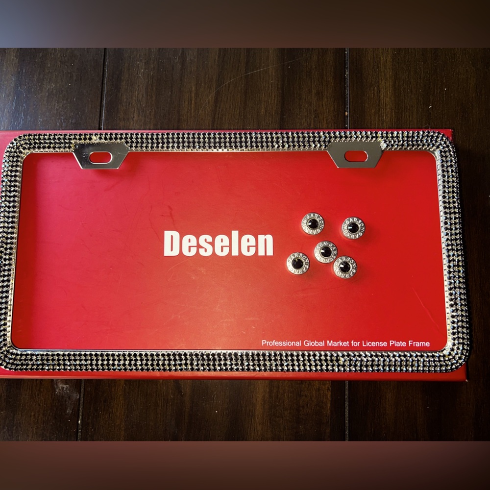 Bling License Plate Holders